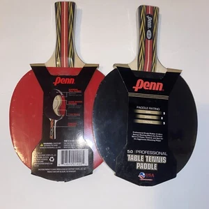 (2) Penn 5. Table Tennis Paddle - Tournament Racket Ping Pong Paddle - Picture 1 of 4