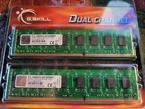 4GB G.Skill DDR3 PC3-10600 1333MHz CL Series (9-9-9-24) Dual Channel kit
