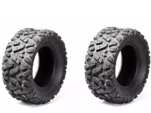 2pc 25x10-12 Tyre 25x10x12 Tyres For Yamaha Grizzly 350 450 550 700 UTV ATV Quad - Picture 1 of 9