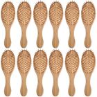 4 Pieces Scalp Comb Elliptical Bamboo 's