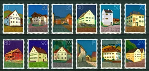 Liechtenstein 1978, Houses, Architectural, SC# 638-649, MNH 367 - Picture 1 of 1