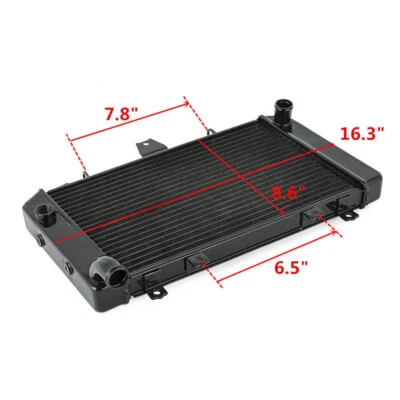 Motorcycle Radiator Cooler For Kawasaki ZRX1100 1996-2000 ZRX1200 2001-2007 Foto 1 de 4