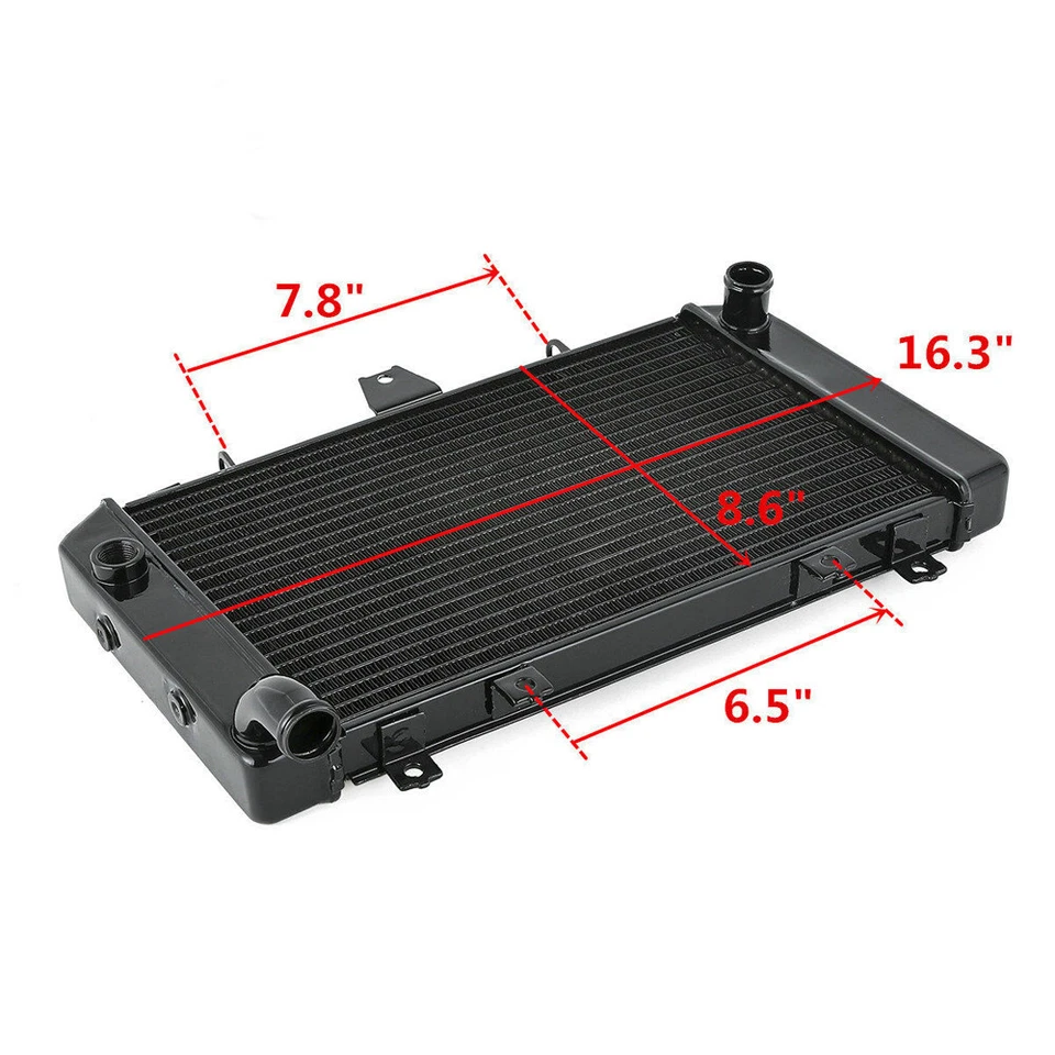 Motorcycle Radiator Cooler For Kawasaki ZRX1100 1996-2000 ZRX1200 2001-2007 Foto 1 de 4