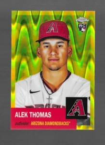 ALEK THOMAS 2022 Topps Chrome Platinum #282 RC YELLOW RAY WAVE REFRACTOR /250 - Picture 1 of 2