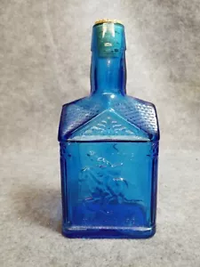 Vetro di Wheaton, bottiglia commemorativa Paul Revere blu - Foto 1 di 6