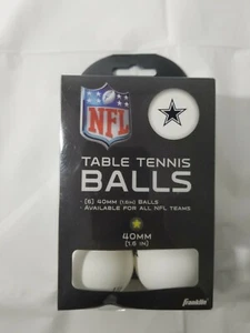 NFL Dallas CowboysTable Tennis Ping Pong Balls 6 Ball Beer Pong - Picture 1 of 9
