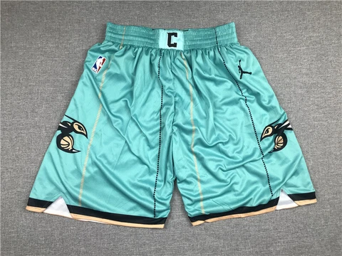 Men's Charlotte Hornets Basketball Vintage Pocket Stitched Shorts S-3XL Cover