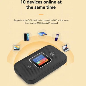 Wireless Router 300Mbps 4G LTE Wireless Mobile Router With SIM And Small Memory - Picture 1 of 12