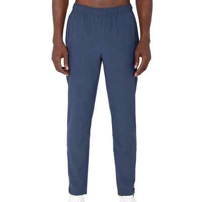 Layer 8 Men's Slim Fit Woven Performance Track Pants Small Indigo - Image 1 of 4