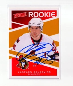 KASPERS DAUGAVINS autographed SIGNED '10/11 OTTAWA SENATORS "Victory" rookie crd - Picture 1 of 1