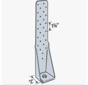 (( 10 ))Pack of Simpson Strong-Tie HTT5 16-in 11-Gauge Galvanizad Steel Holddown - Picture 1 of 4