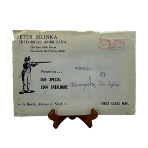 Peter Hlinka Historical Americana 1964 Catalogue Original Envelope - Picture 1 of 8