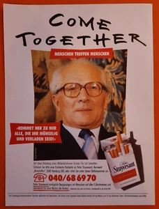 9. Peter Stuyvesant Erich Honecker Lucky Strike Zigaretten Werbung Reklame 1990 - Picture 1 of 2