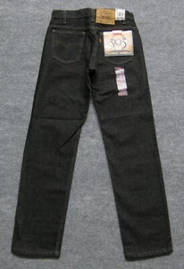 NUEVO VINTAGE LEVI'S 505 NARANJA LENGÜETA REGULAR FIT PIERNA RECTA JEANS EE. UU. 28x30 - Imagen 1 de 10