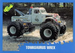 TOWASAURUS WREX CLASSIC MONSTER TRUCK CARDS #96 1990 (C) - Picture 1 of 2