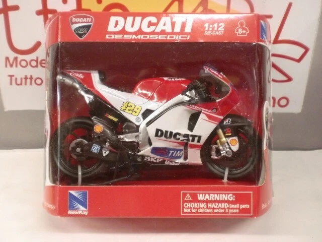 NEWRAY 1/12 - MOTO GP  DUCATI DESMOSEDICI N° 29  A. IANNONE - Immagine 1 di 2