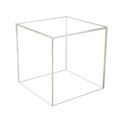 10" x 10" x 10" 5 Sided Lucite Clear Acrylic Cube Bin Retail Display - Image 1 of 4
