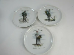 RZB Metiers du Vieux Paris Porcelain Coaster Set Vintage Marchands 33712 - Picture 1 of 6