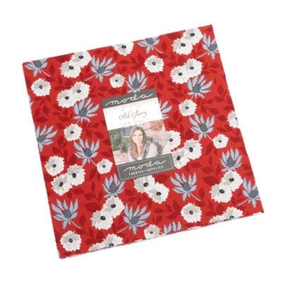 Moda Quilting Patchwork Old Glory Layer Cake 10 Inch Fabrics - Image 1 of 4