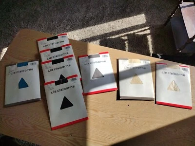NEW VINTAGE Liz Claiborne PANTYHOSE MIXED LOT OF 8 SMALL MEDIUM. - Image 1 of 4