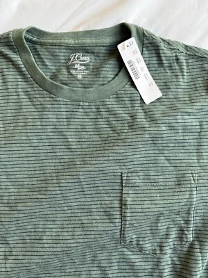 J. Camiseta Crew a rayas lápiz mediana $48 Foto 1 de 3