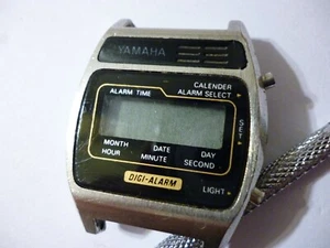 Yamaha Digi-Alarm men´s vintage quartz wristwatch Hong Kong as is condition - Picture 1 of 10