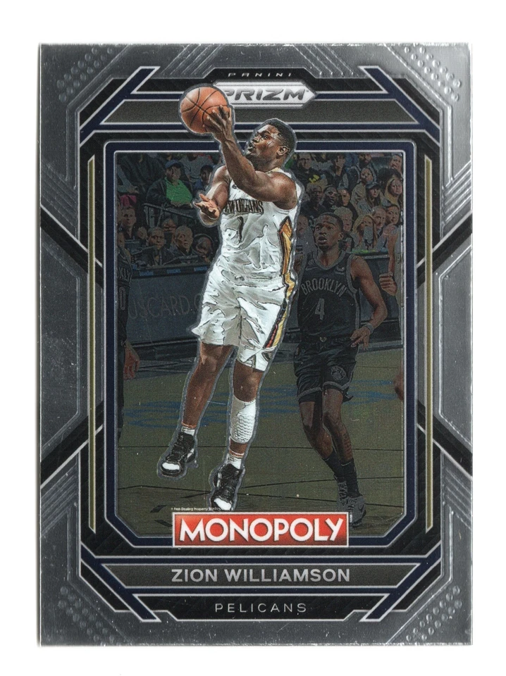 2022-23 Panini Prizm Monopoly 55 Zion Williamson New Orleans Pelicans Card - Image 1 of 1
