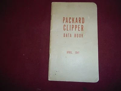 Folleto de datos Packard Clipper original 1941 Foto 1 de 4