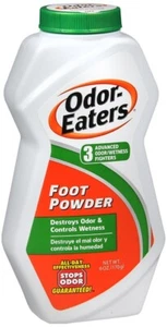 Odor-Eaters Foot Powder Destroys Odor & Controls Wetness Absorbs Sweat 6 Ounce - Picture 1 of 1