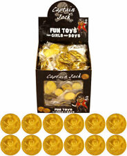 Plastic GOLD PIRATE COINS Treasure Loot Goody Party Bag Pinata Fillers Kids Toys