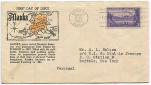 U.S. #800  Juneau Alaska Territory Parson's/Aubry First Day of Issue Cover (FDC) - Picture 1 of 2