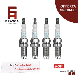 Candele 4 Pezzi NGK Smart Fortwo Cabrio Coupe 0.6 45 KW 61 CV 2004/2007 - Imagen 1 de 4
