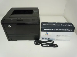 HP LaserJet Pro 400 M401dne Laser Printer & New Compatible 80X High Yield Toner - Picture 1 of 5