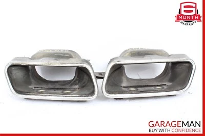 Juego de 2 puntas silenciador escape parachoques trasero Mercedes X164 GL450 10-17 OEM Foto 1 de 4