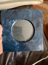 Blue Swirl Marbleized Picture Frame Resin Frame ~7x7” For ~4x4 Photo