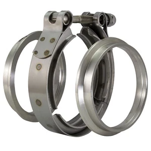57mm 2,25" V Band Schelle Anschweißringe Zentrierringe Auspuff Flansch Edelstahl - Afbeelding 1 van 8