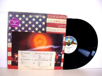 TANGERINE DREAM Encore Live PROMO Double LP 1977 VIRGIN PZG 35014 Promotional - Image 1 of 4