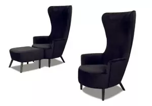 Sessel Lounge Club Cocktail Ohren Multimedia Fernseh Sessel Space Stuhl Sofa - Bild 1 von 8