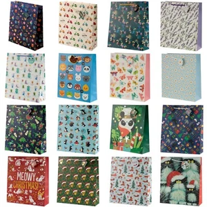 Extra Large Glossy Gift Bag - 40cm x 35cm - Adults Kids Boys Girls Designs - Picture 1 of 15