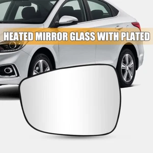 Left Wing Mirror Glass w/ Heated Backing For Hyundai Elantra 11-13 Accent 12-17 - Bild 1 von 7