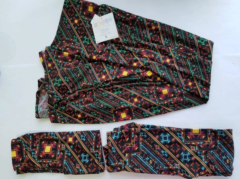 Nuevo Lularoe Lote 3 Leggings Mommy & Me Pequeños Maxi S/M L/XL Talla Única Extra Grande  Foto 1 de 1