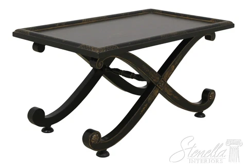 56861EC: Chinoiserie Paint Decorator Coffee Cocktail Table Cover
