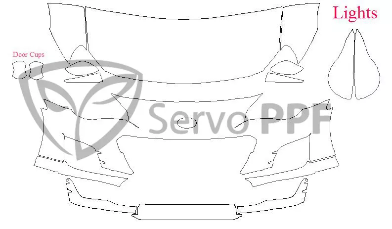 17+ Subaru BRZ 3M Scotchgard Pro Series Clear Bra Kit - Image 1 of 1