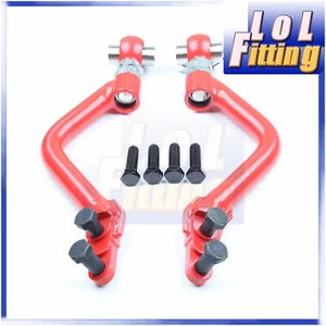 US STOCK Adjustable Front Tension Rod Arms Set For Lexus IS300 Altezza 01-05 Red - Picture 1 of 7