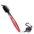 Golf Club Groove Brush Cleaner Tool Clip To Bag Irons Woods Golf Cleaning Brush