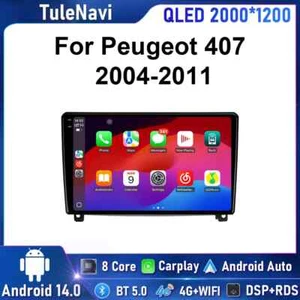 Per Peugeot 407 2004-2011 Android Autoradio Autoradio Video Stereo CarPlay GPS - Foto 1 di 30