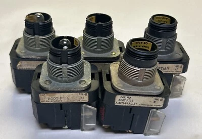ALLEN BRADLEY,800T-PT16,PUSH BUTTON LOT OF 5 - Image 1 of 3