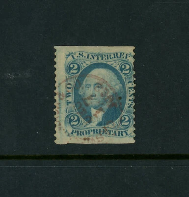 USA Scott # R13B VF Proprietary Used Revenue BOB Stamp US Cat $250 - Image 1 of 2