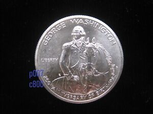 USA $1/2 Dollar 1982 Silver BU George Washington Commemorative America Coin u