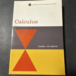 Calculus (Harbrace college mathematics series) by Karel De Leeuw - Picture 1 of 9